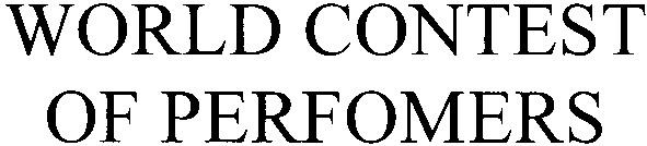 world contest of perfomers