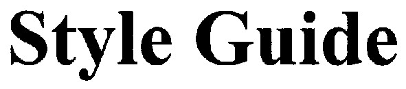 style guide