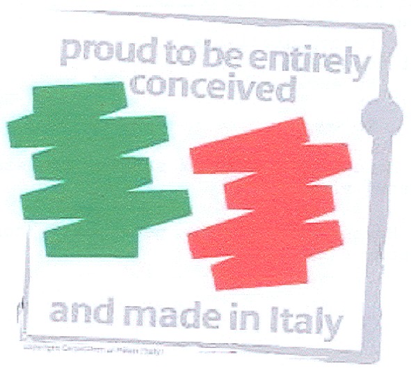 proud to be entirely conceived and made in italy
