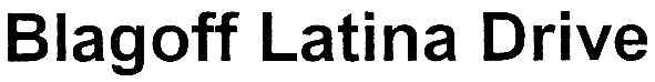 blagoff latina drive