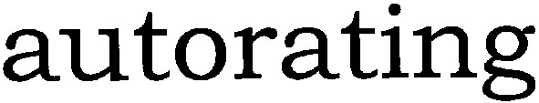autorating