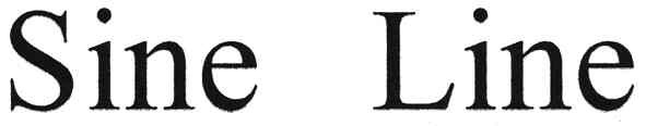 sine line
