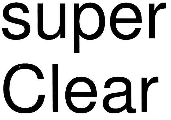 super clear