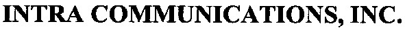 intra communications,inc.