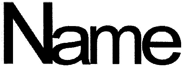 name