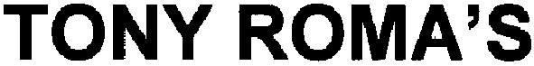tony roma`s