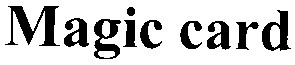 magic card