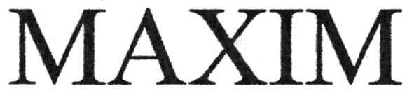 maxim