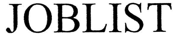 joblist