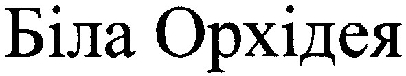 біла орхідея