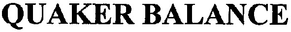 quaker balance