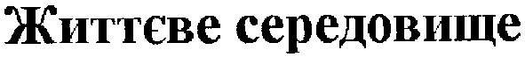 життєве середовище