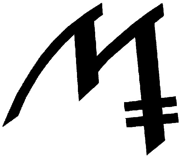 м