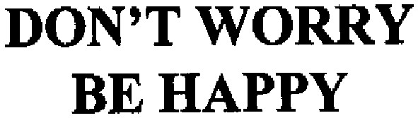 don`t worry