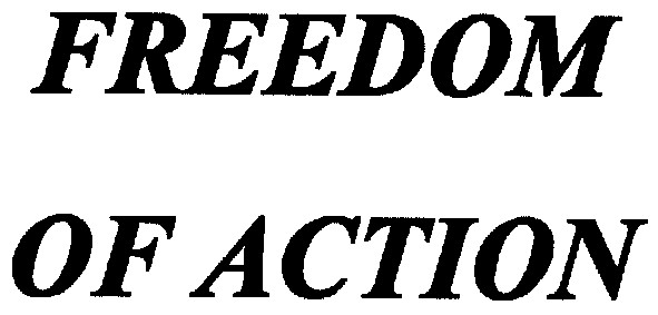 freedom of action