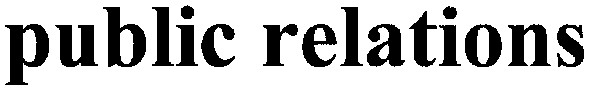 public relations