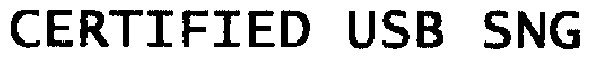 certified usb sng