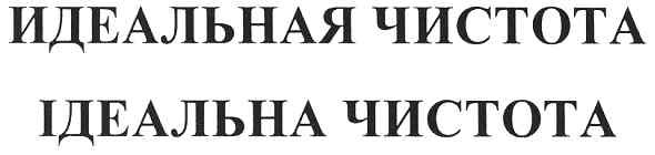 идеальная чистота