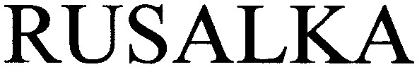 rusalka