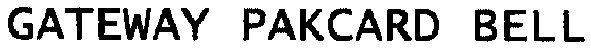gateway pakcard bell