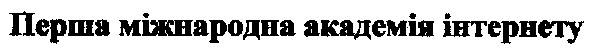 перша міжнародна академія інтернету