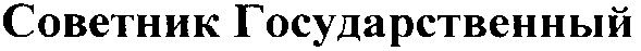 советник государственный