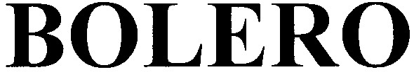 bolero