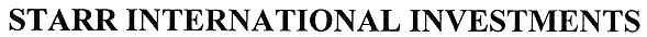starr international investments