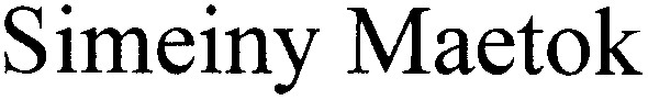 simeiny maetok