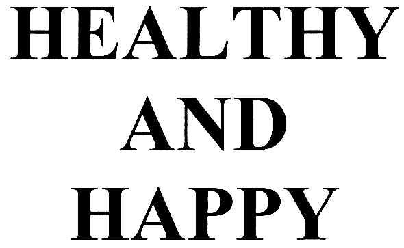 healthy and happy