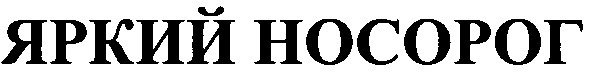 яркий носорог