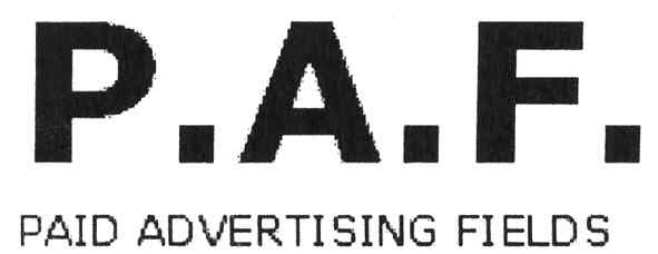 paid advertising fields