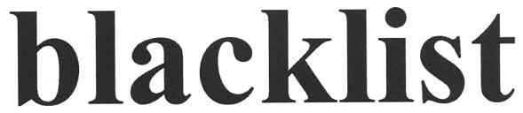 blacklist