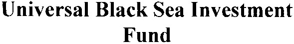 universal black sea investment fund