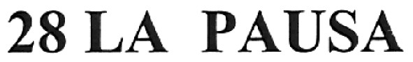 28 la pausa