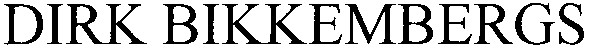 dirk bikkembergs
