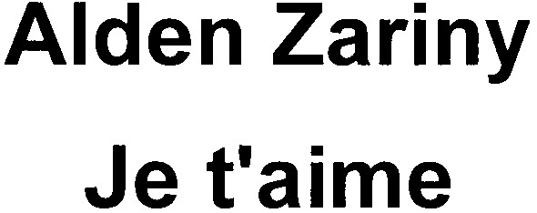 alden zariny