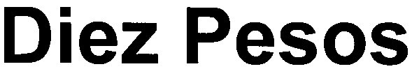 diez pesos