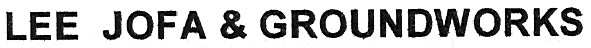 lee jofa&groundworks
