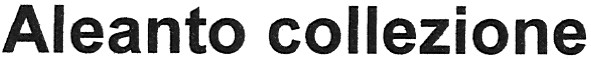 aleanto collezione
