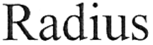 radius