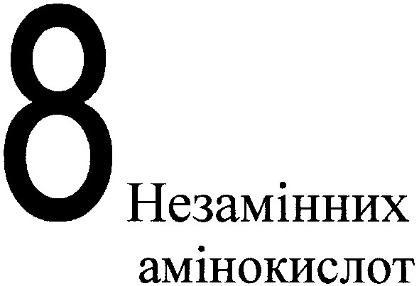 8 незамінних амінокислот