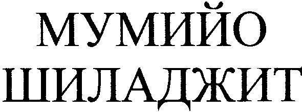 мумийо шиладжит