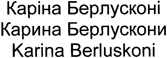 karina berluskoni
