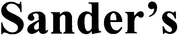 sander`s