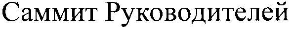 саммит руководителей