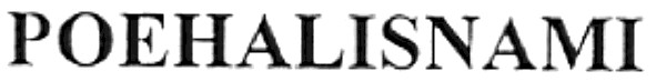 poehalisnami