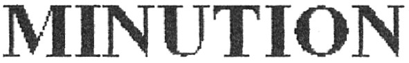 minution