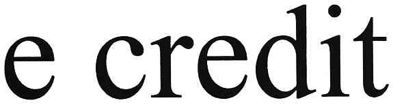 e credit