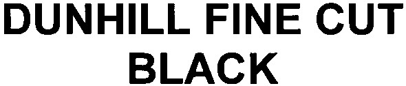 dunhill fine cut black